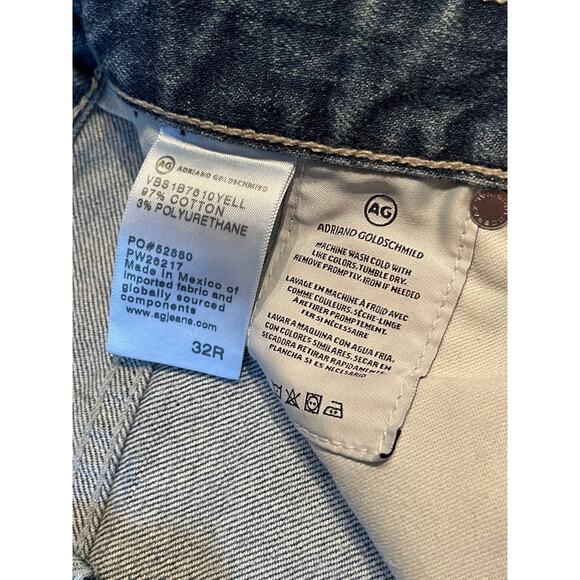 Adriano Goldschmied Contour 360 Alexxis Slim High Rise Vintage 32R 3 Button Fly - Picture 5 of 12